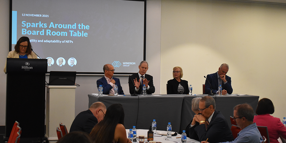 Audio Recording: Sparks Around the Board Room Table